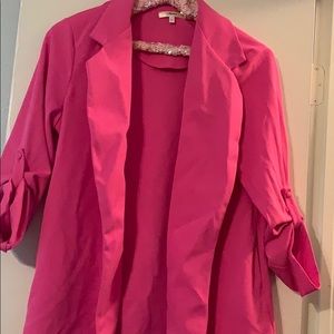 Hot pink jacket